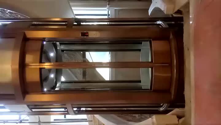 High reliable 0.5m/s automatic indoor home villa elevator