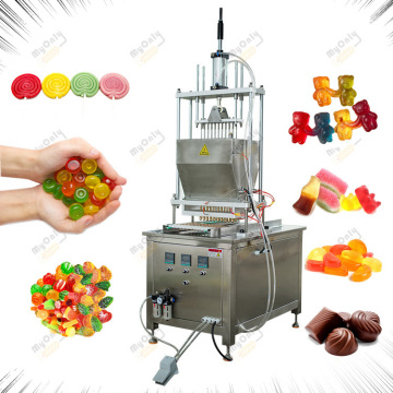 Automatic Mini Soft Jelly Gummy Candy Ball Shape Lollipop Production Machine