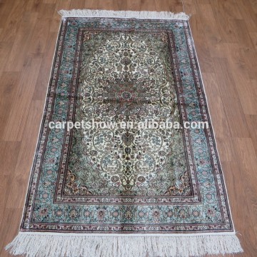Stock color Hand Knotted Double Knots Carpet silk rugs