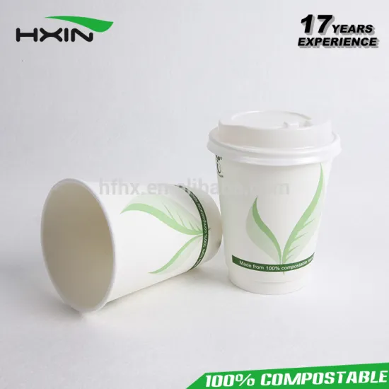 Disposable Biodegradable Double Wall Vending Paper Coffee Cups
