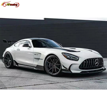 Black Series Half Carbon Fiber Body Kit with Hood for Mercedes-Benz AMG GT GTC GTS (2015-2018)