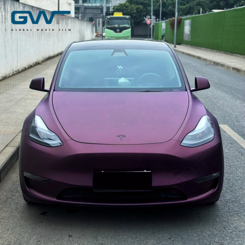 Fantasía negra Purple PPF Color Wrap