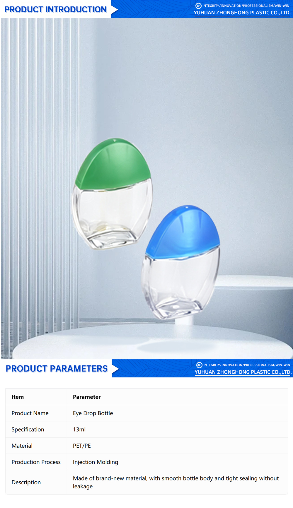 Water Drop Shaped Eye Wash Bottle Z