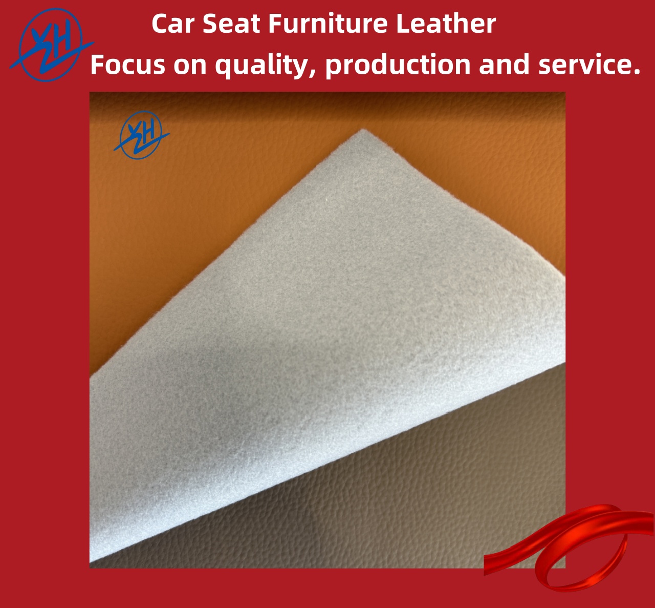 Cuero de tapa del asiento del automóvil de PVC de 0.7 mm