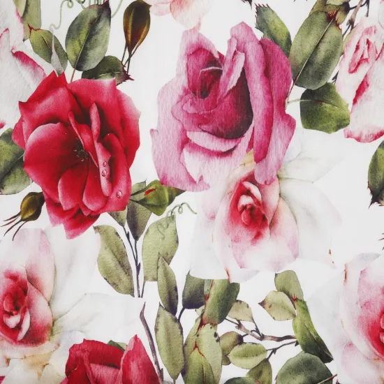Wholesale Custom Rayon Woven Fabric with Floral Digital Print for Dresses