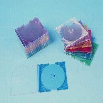 80mm Mini CD/DVD Cases, Measuring 95 x 90 x 5mm, Come in Various Colors