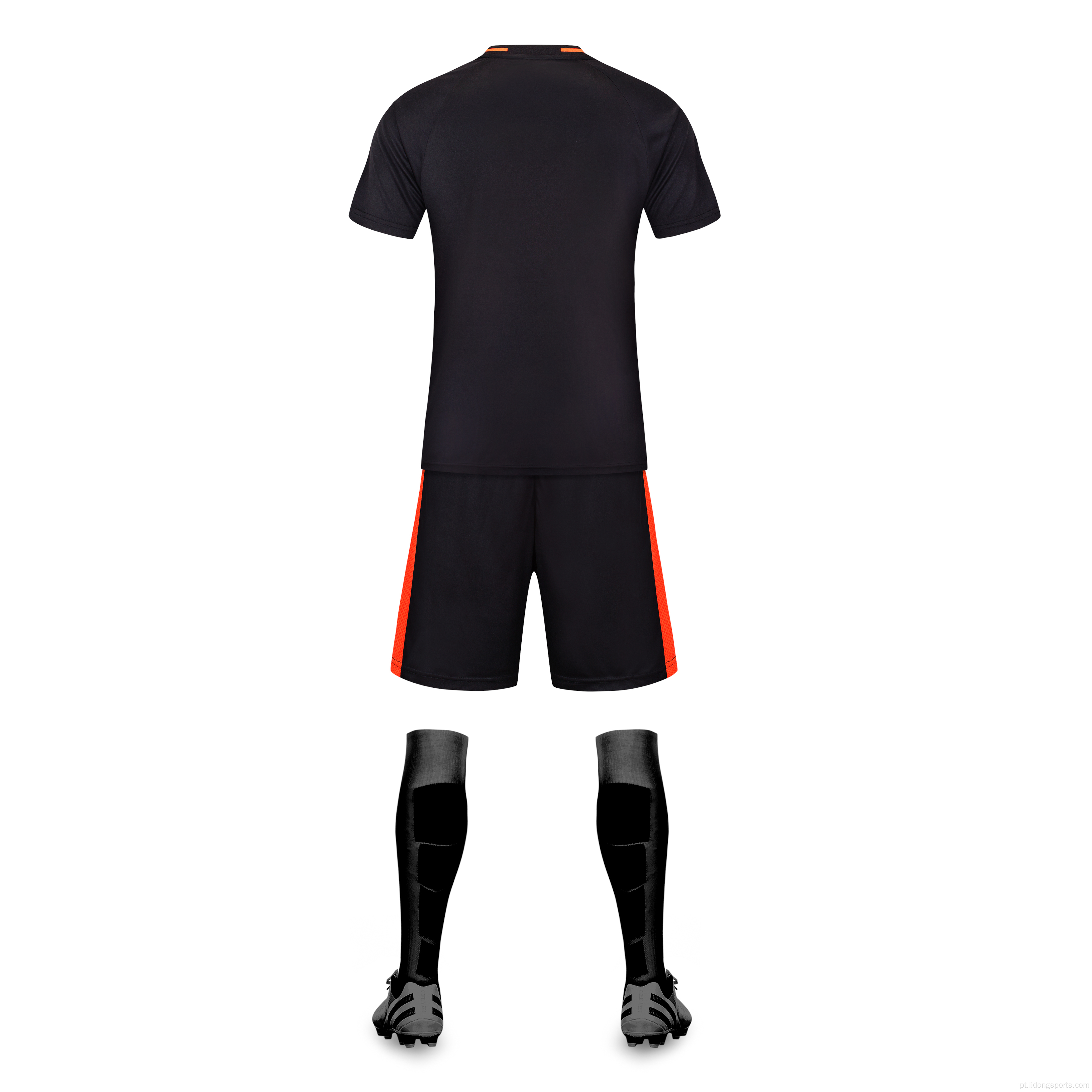 Camisa de futebol de camisa de sublimação de design personalizado e camisa de futebol