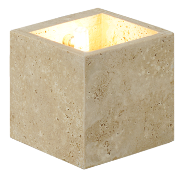 Natural Cave Stone Travertine Wall Light
