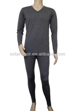 Men's 100% superfine merino wool thermal underwear