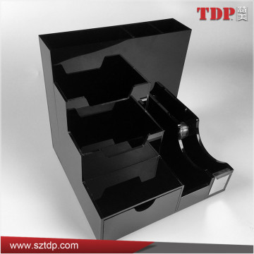 Wholesale Tabletop Black Acrylic Tape Dispenser Set