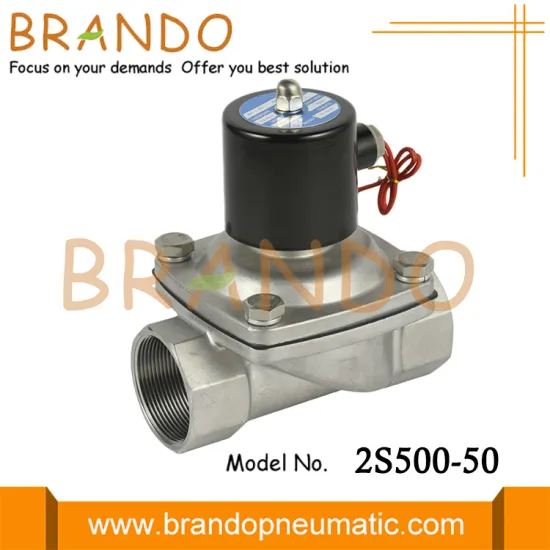 2S500-50 SUW-50 2'' Stainless Steel Solenoid Valve 24V 110V 220V