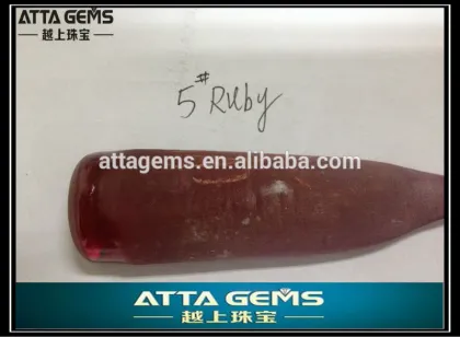 clean material ruby color corundum ruby