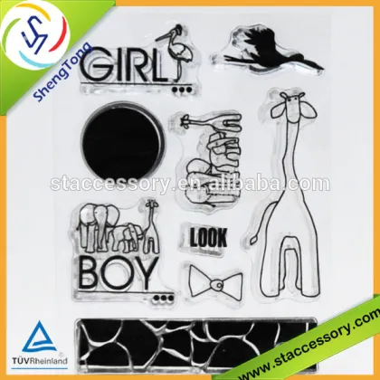 rubber stampsWholesale clear crystal stamp clear silicone stamps