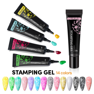 MIUKIULA Neon Nail Art UV Gels Set