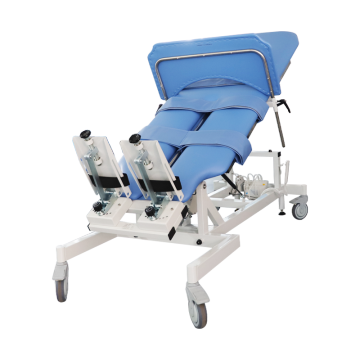 Blaue Ford Tilt Tisch medizinische vertikale Rehabilitationsbett