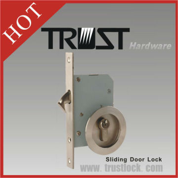 TRUST SD05:Popular Europe Stainless Steel Sliding Entry lock