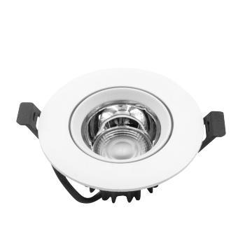 Low Price 95mm Recessed Black White Plastic Downlight for Hotel Interior