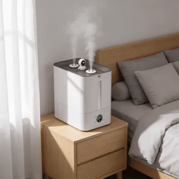Ultra Quiet 36dB Smart Humidifier with 8h Timer and 9.5L Capacity