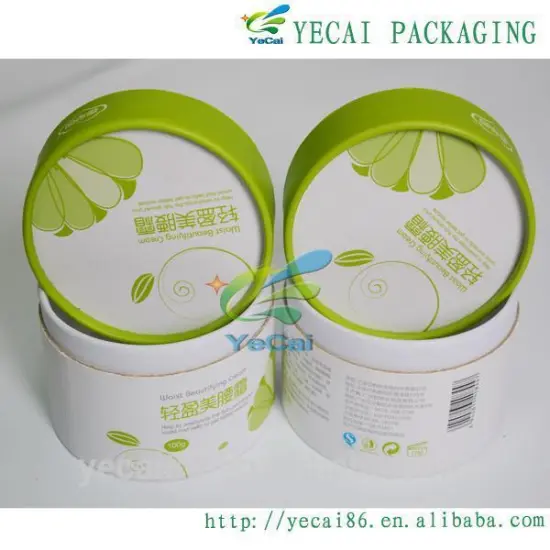 Empty cosmetic compacts paper tubes for 30 ml bottle paper tube