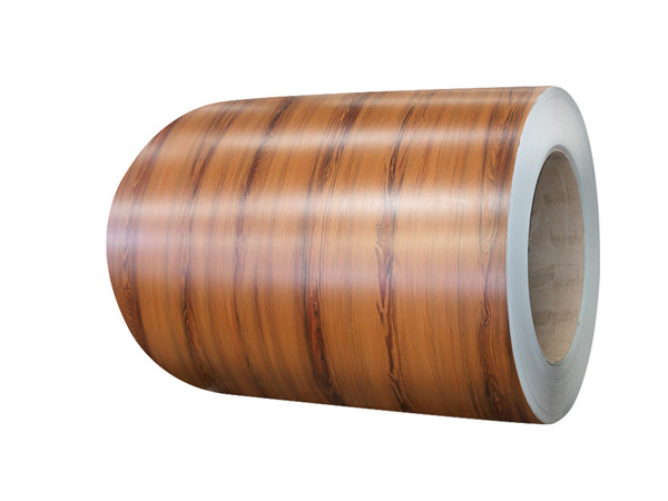 Wood grain design ppgi