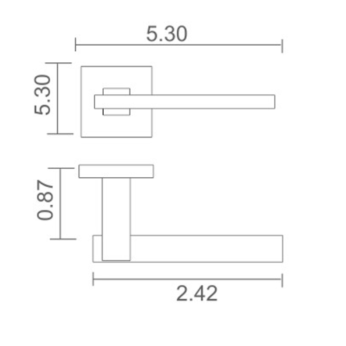 Sistema de bloqueo dividido a prueba de clima