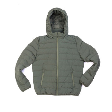 Stretched nylon  Men`s padding jacket