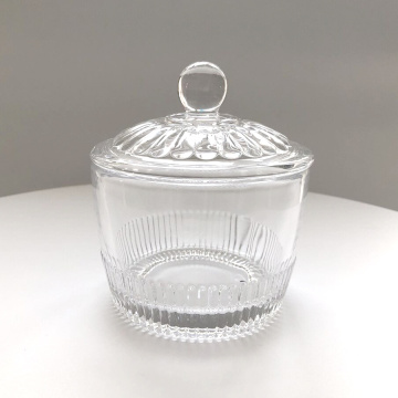 Hot Sell Glass Candy Jar Clear Color