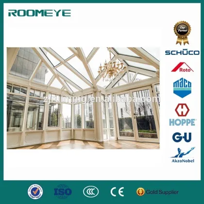 ROOMEYE Aluminium Clad Wood Glass House