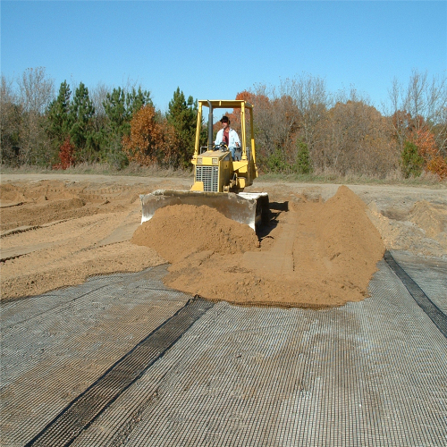 Roll Geogrid Roll Geogrid Tanah Uniaxial Khusus