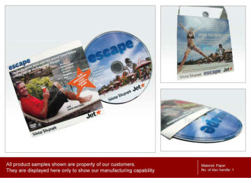 CD/DVD Replication (Packed in 4-color Envelop / Cardboard Sleeve / Wallet)