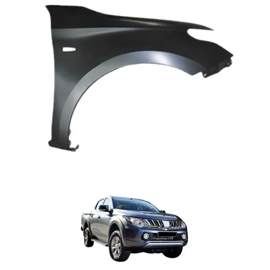 MAICTOP Car Front Fender Bumper Fender Black for L200 2015-2020