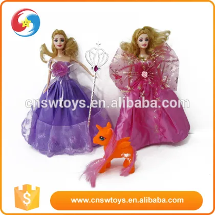 Plastic lovely preety princess alive american girl doll with clothes