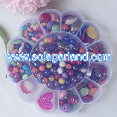 15.5 CM Grote Ronde Bloem Opbergdoos Plastic Sieraden Containers Case Home Organizer