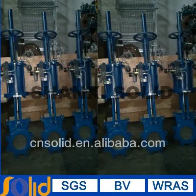 knife valves with Pneumatic actuator