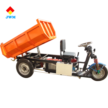 Small Electric Dumper Tricycle With Open Cargo