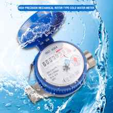 Smart Water Meter Mechanical Rotary Wing Digital Display Combination Pointer Cold Water Meter Flow Measuring Instruments