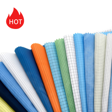 Professional Grade Polyester Conductive ESD Anti-Static Clean Room Fabrics for Industrial Applications