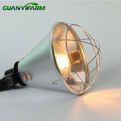 Waterproof Infrared Gold Lampshade for Animal Farm Livestock Lighting