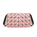 Rhomboid-gespleißte geometrische Box-Tasche mit All-Match-One-Shoulder Cross-Slember-Kette Helle Gesichts-Tasche