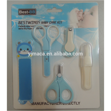 Wholesale good quality popular baby gift nail file nail clipper baby care set