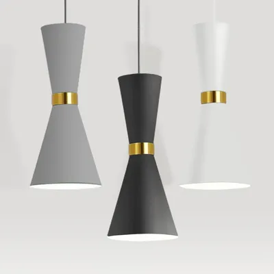 Importar Lamparas de China: Simple Design Asian Modern Pendant Light Aluminum Small Pendant Lights