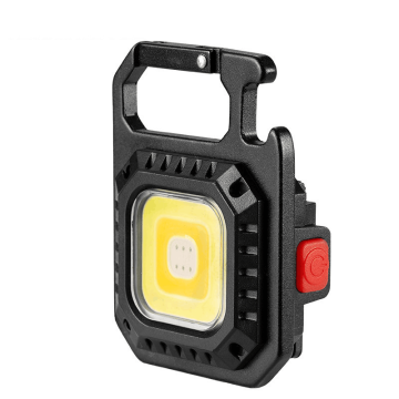 Lampe de trousseau de poche super lumineuse: lumière de travail rechargeable USB avec 7 modes - mini lampe de poche portable
