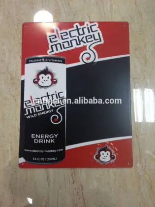 custom made 3D blackboard,written metal plate,metal sign with black board