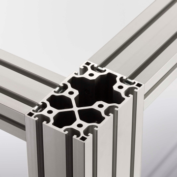 Industrial Aluminum Frame Material: 80x120 T-Slot Aluminum Extrusion Section by Manufacturer