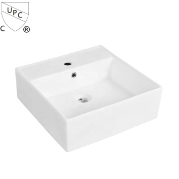 Sink Bilik Mandi Seramik Putih Rectangular - Cupc Basin Cuci Tangan Murah