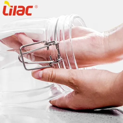 Lilac FREE Sample wide mouth glass bottles jars