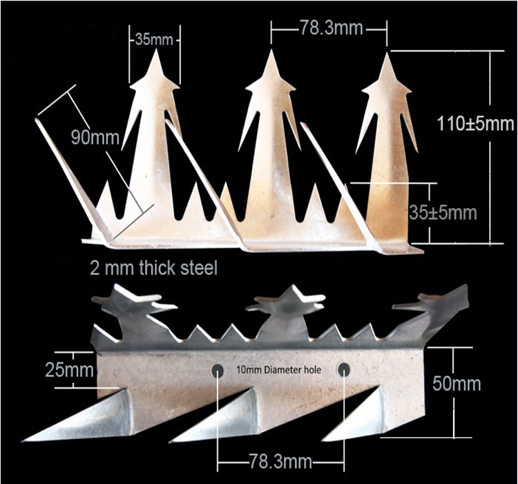 Anti climb Spikes 22