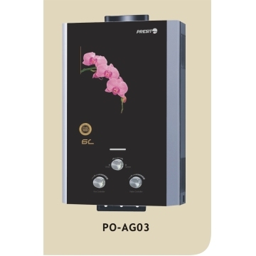 High Quality Glass Panel Gas Water Heaters PO-AG03