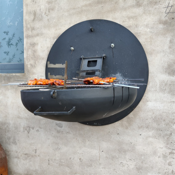 Garden Cooking Pprtable Wall Mounted Barbecue