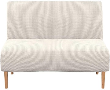 Rich Textured Small Checks Jacquard Sofa Futon Cover